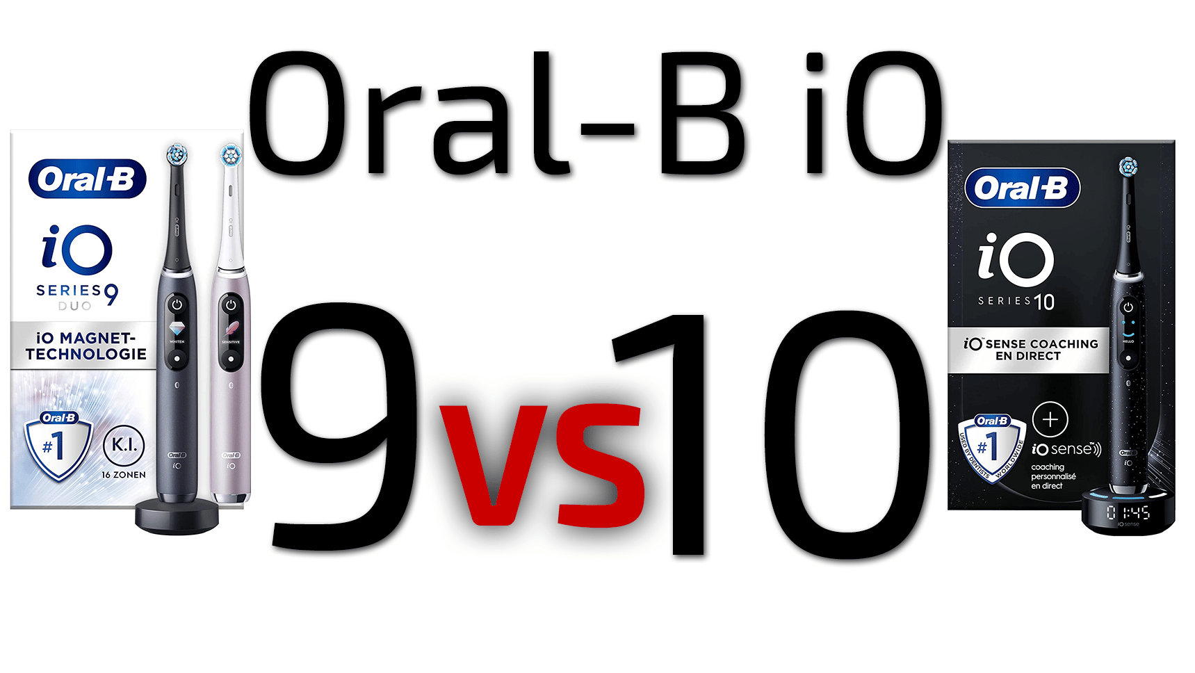 iO vs iO 10 Vergelijking van tandenborstels